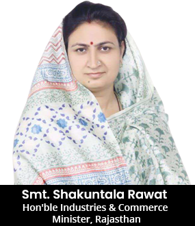 Smt. Shakuntala Rawat Industries Minister, Rajasthan