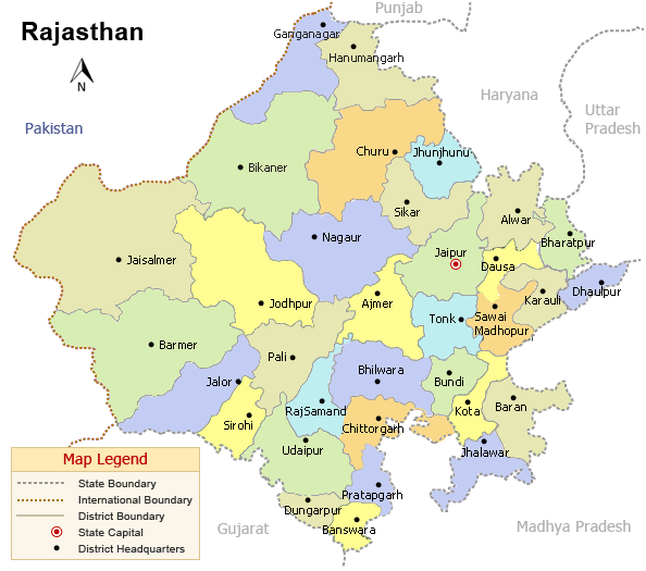Rajasthan District 