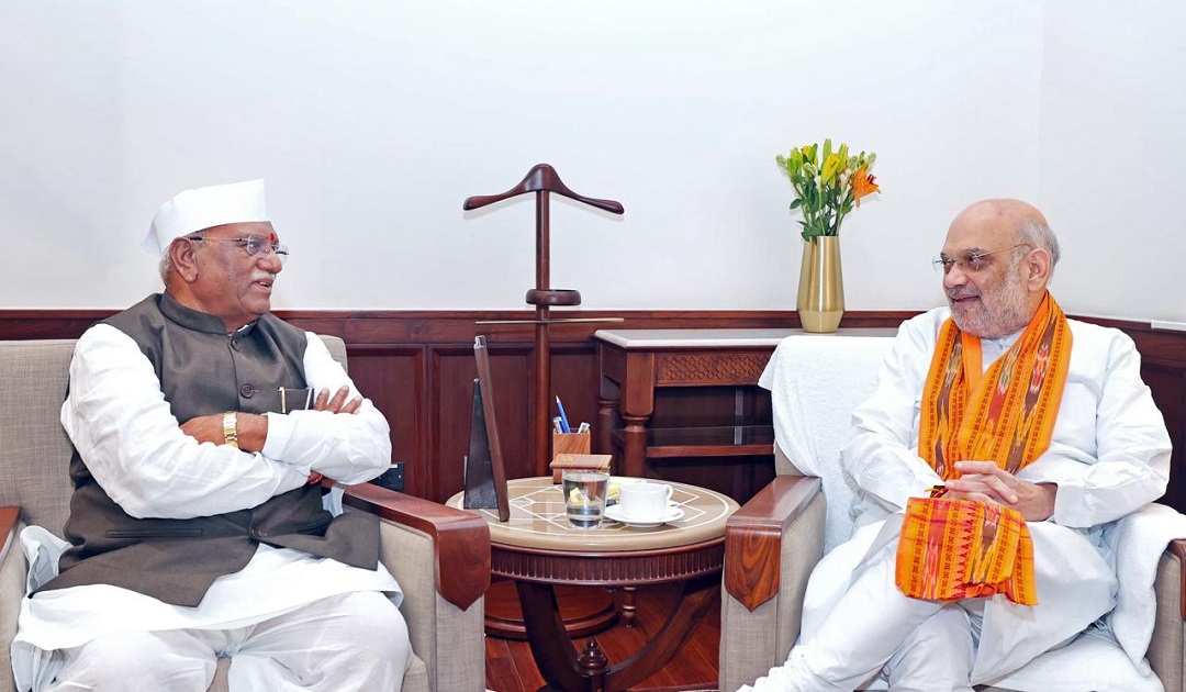 Hon'ble Governor meets Hon'ble Union Home Minister at New Delhi